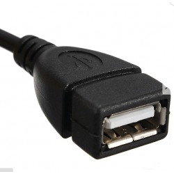 Micro USB OTG Adapter 90° Degrees Host Cable Male To USB Female