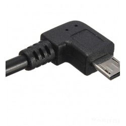 Micro USB OTG Adapter 90° Degrees Host Cable Male To USB Female