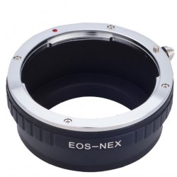 Adaptador Canon para Canon EOS EF lens á Sony E NEX-7 NEX-6 NEX-5R NEX-3 DC48