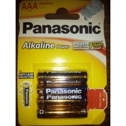 Panasonic Alkaline AAA LR03 1,5V