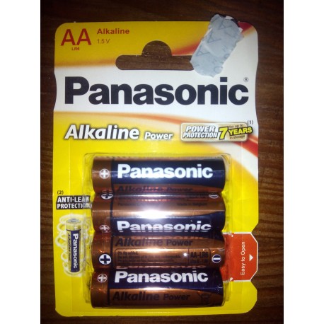 Panasonic Alkaline AA LR6 1,5V