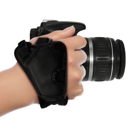 PU Leather Hand Wrist Grip Strap for DSLR