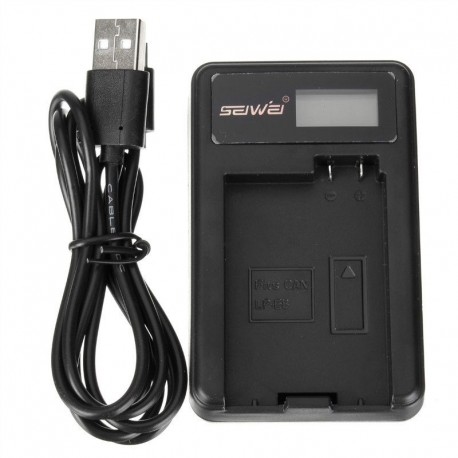 LP-E8 Li-ion Battery Charger With Charging Indicator For CANON Video Digital Camera