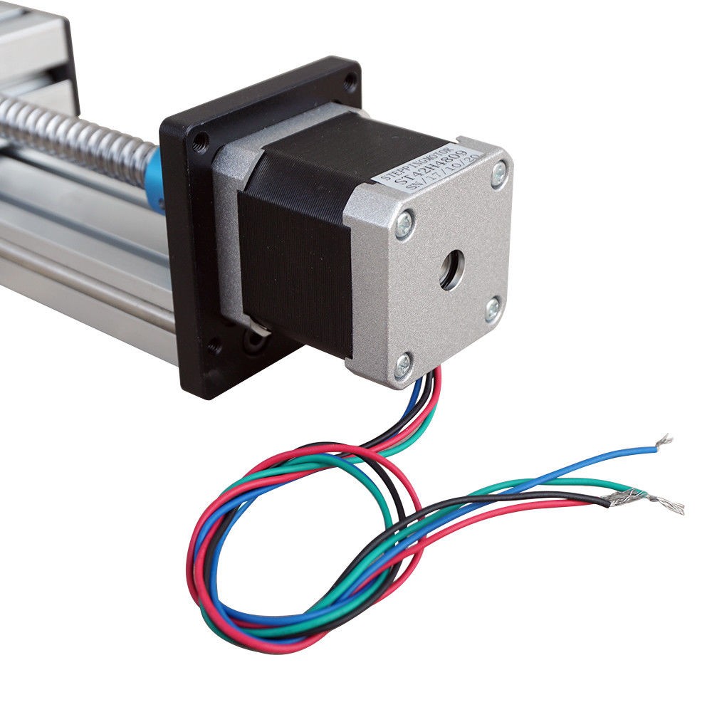 200mm Stroke Actuator Cnc Linear Motion Lead Screw Slide Stage With 42 Stepper Motor