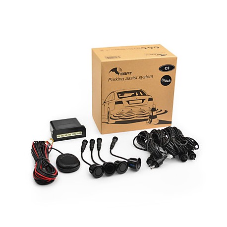 Steelmate Ebat C1 Parking Assist System with 4 Sensors and Compact Buzzer Parking Sensor